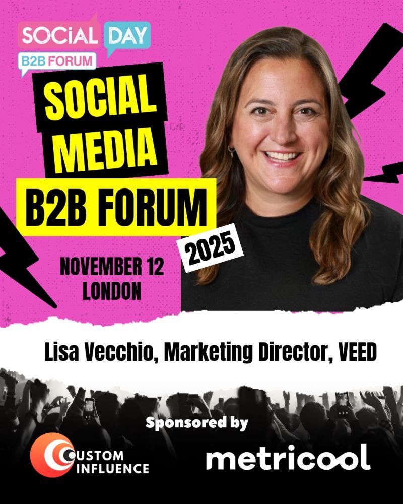 Social Media B2B Forum speaker card